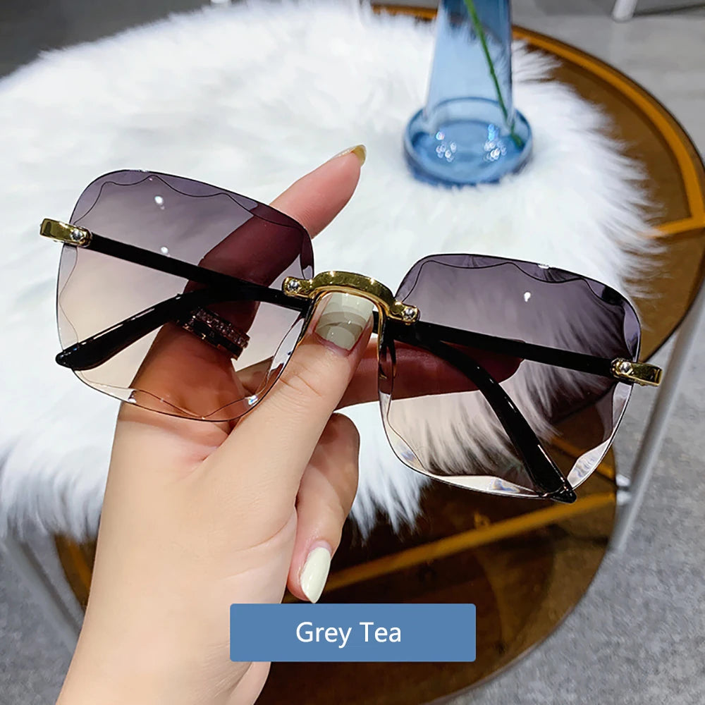 Rimless Women's Sunglasses