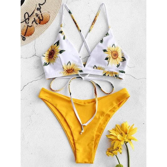 Sunflower Printed Bikini