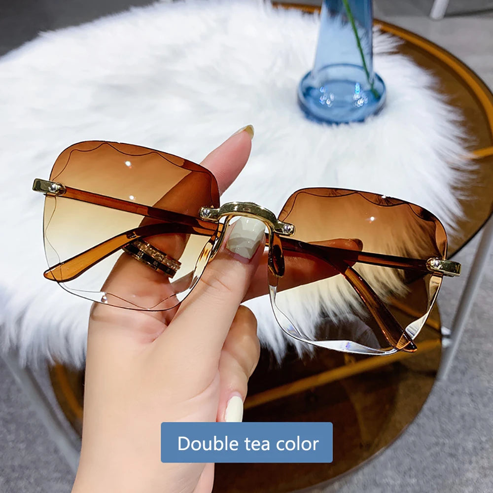 Rimless Women's Sunglasses